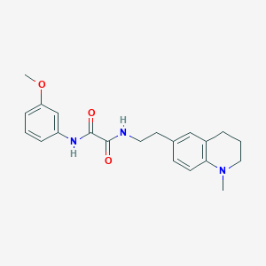 N1-(3-methoxyphenyl)-N2-(2-(1-methyl-1,2,3,4-tetrahydroquinolin-6-yl)ethyl)oxalamide