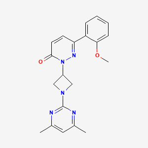 2-[1-(4,6-Dimethylpyrimidin-2-yl)azetidin-3-yl]-6-(2-methoxyphenyl)pyridazin-3-one