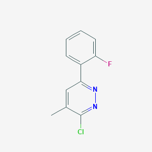 3-Chloro-6-(2-fluorophenyl)-4-methylpyridazine