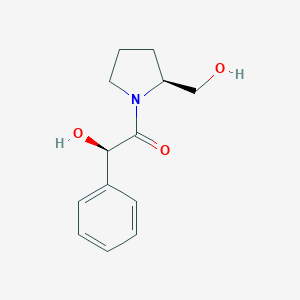 molecular formula C13H17NO3 B258564 2-[2-(Hydroxymethyl)-1-pyrrolidinyl]-2-oxo-1-phenylethanol 