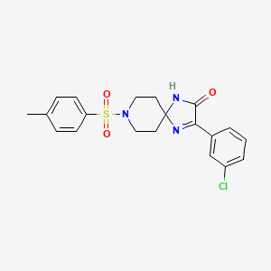 3-(3-Chlorophenyl)-8-tosyl-1,4,8-triazaspiro[4.5]dec-3-en-2-one