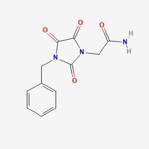 2-(3-Benzyl-2,4,5-trioxoimidazolidin-1-yl)acetamide