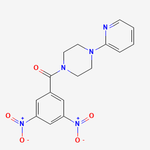 3,5-Dinitrophenyl 4-(2-pyridyl)piperazinyl ketone
