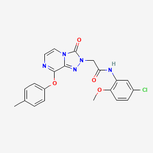N-(5-chloro-2-methoxyphenyl)-2-(3-oxo-8-(p-tolyloxy)-[1,2,4]triazolo[4,3-a]pyrazin-2(3H)-yl)acetamide