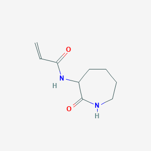 molecular formula C9H14N2O2 B2585691 N-(2-oxoazepan-3-yl)propenamide CAS No. 1205687-06-4