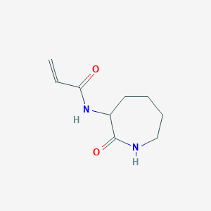 molecular formula C9H14N2O2 B2585691 N-(2-oxoazepan-3-il)prop-2-enamida CAS No. 1205687-06-4