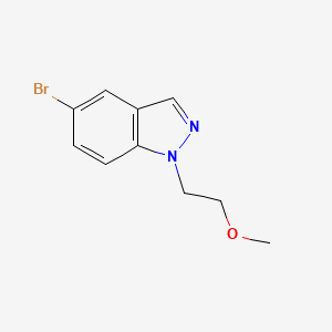 molecular formula C10H11BrN2O B2585707 5-Bromo-1-(2-methoxyethyl)-1H-indazole CAS No. 1354220-34-0