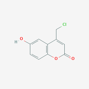 molecular formula C10H7ClO3 B2585753 4-(chloromethyl)-6-hydroxy-2H-chromen-2-one CAS No. 847367-12-8