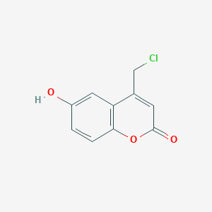 molecular formula C10H7ClO3 B2585753 4-(氯甲基)-6-羟基-2H-色烯-2-酮 CAS No. 847367-12-8