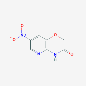 molecular formula C7H5N3O4 B2585759 7-nitro-2H-pyrido[3,2-b][1,4]oxazin-3(4H)-one CAS No. 1116135-65-9