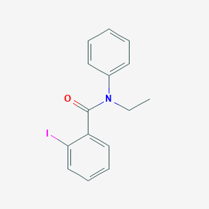 molecular formula C15H14INO B258580 N-ethyl-2-iodo-N-phenylbenzamide 