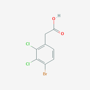 molecular formula C8H5BrCl2O2 B2585808 2-(4-溴-2,3-二氯苯基)乙酸 CAS No. 2168653-82-3