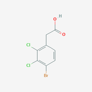 molecular formula C8H5BrCl2O2 B2585808 Ácido 2-(4-bromo-2,3-diclorofenil)acético CAS No. 2168653-82-3