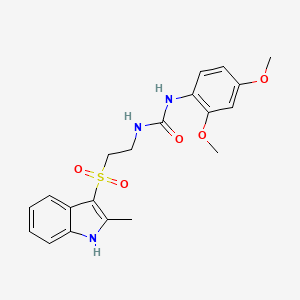 1-(2,4-dimethoxyphenyl)-3-(2-((2-methyl-1H-indol-3-yl)sulfonyl)ethyl)urea