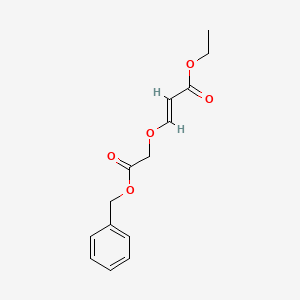 (E)-Ethyl3-(2-(benzyloxy)-2-oxoethoxy)acrylate