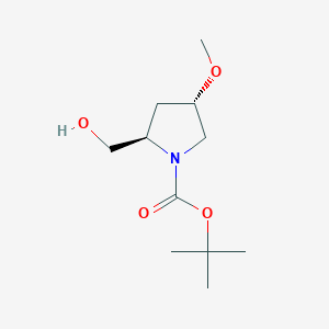 tert-butyl (2R,4S)-2-(hydroxymethyl)-4-methoxy-pyrrolidine-1-carboxylate
