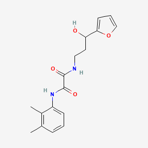 molecular formula C17H20N2O4 B2585872 N1-(2,3-dimethylphenyl)-N2-(3-(furan-2-yl)-3-hydroxypropyl)oxalamide CAS No. 1448131-04-1