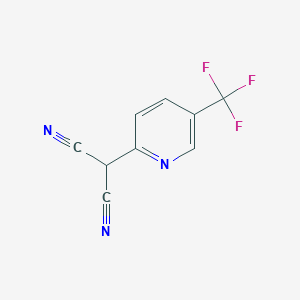 2-[5-(Trifluoromethyl)pyridin-2-yl]propanedinitrile
