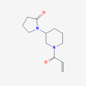 1-(1-Prop-2-enoylpiperidin-3-yl)pyrrolidin-2-one