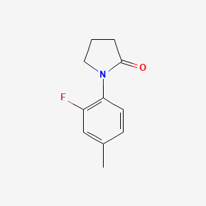 molecular formula C11H12FNO B2585889 1-(2-Fluoro-4-methylphenyl)pyrrolidin-2-one CAS No. 2279122-99-3