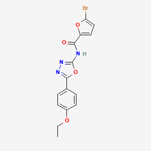 5-bromo-N-(5-(4-ethoxyphenyl)-1,3,4-oxadiazol-2-yl)furan-2-carboxamide