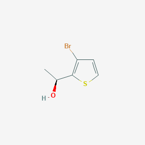 molecular formula C6H7BrOS B2585924 (1S)-1-(3-Bromothiophen-2-yl)ethanol CAS No. 1344933-95-4