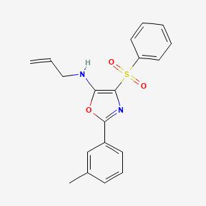 N-allyl-4-(phenylsulfonyl)-2-(m-tolyl)oxazol-5-amine