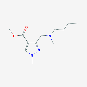 Methyl 3-[[butyl(methyl)amino]methyl]-1-methylpyrazole-4-carboxylate