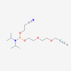 Propargyl-PEG3-1-O-(b-cyanoethyl-N,N-diisopropyl)phosphoramidite