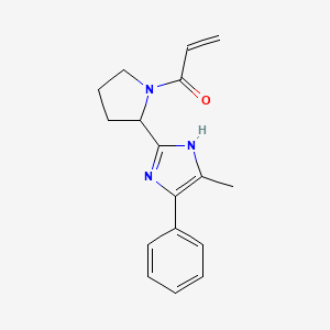 1-[2-(5-Methyl-4-phenyl-1H-imidazol-2-yl)pyrrolidin-1-yl]prop-2-en-1-one