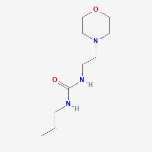 molecular formula C10H21N3O2 B2585977 1-(2-Morpholin-4-ylethyl)-3-propylurea CAS No. 1024146-88-0