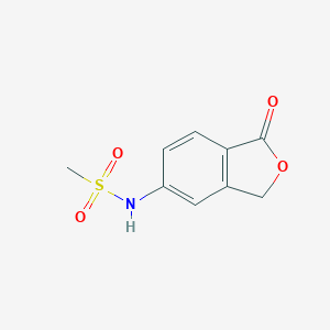 molecular formula C9H9NO4S B258599 N-(1-oxo-1,3-dihydro-2-benzofuran-5-yl)methanesulfonamide 