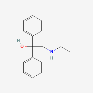 molecular formula C17H21NO B2586011 2-(异丙基氨基)-1,1-二苯基-1-乙醇 CAS No. 74484-62-1