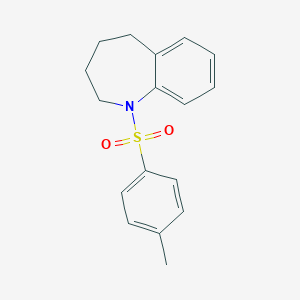 molecular formula C17H19NO2S B258602 1-Tosyl-2,3,4,5-tetrahydro-1H-1-benzoazepine 