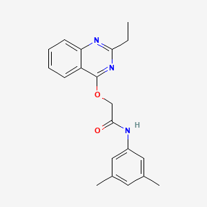 N-(3,5-dimethylphenyl)-2-[(2-ethylquinazolin-4-yl)oxy]acetamide