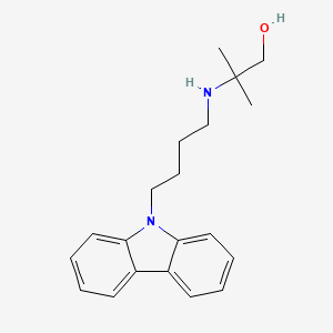 2-((4-(9H-carbazol-9-yl)butyl)amino)-2-methylpropan-1-ol
