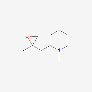 1-Methyl-2-[(2-methyloxiran-2-yl)methyl]piperidine
