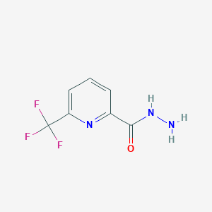 molecular formula C7H6F3N3O B2586098 6-(Trifluoromethyl)picolinohydrazide CAS No. 883037-22-7