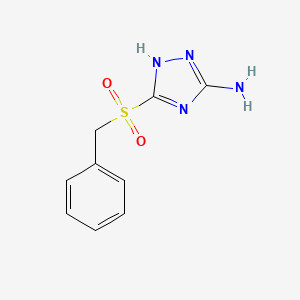 3-(benzylsulfonyl)-1H-1,2,4-triazol-5-amine