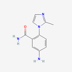 5-amino-2-(2-methyl-1H-imidazol-1-yl)benzamide