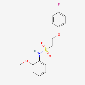 2-(4-fluorophenoxy)-N-(2-methoxyphenyl)ethanesulfonamide