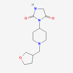 3-(1-((Tetrahydrofuran-3-yl)methyl)piperidin-4-yl)imidazolidine-2,4-dione