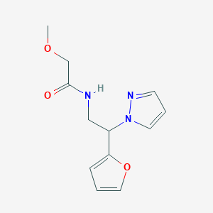 N-(2-(furan-2-yl)-2-(1H-pyrazol-1-yl)ethyl)-2-methoxyacetamide