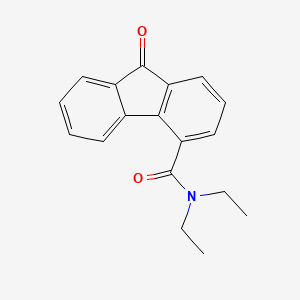 molecular formula C18H17NO2 B2586150 N4,N4-diethyl-9-oxo-9H-fluorene-4-carboxamide CAS No. 24040-54-8