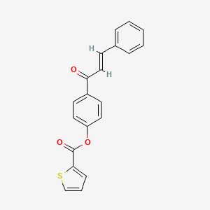 4-Cinnamoylphenyl thiophene-2-carboxylate