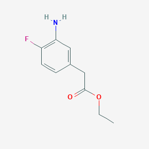 Ethyl 2-(3-amino-4-fluorophenyl)acetate