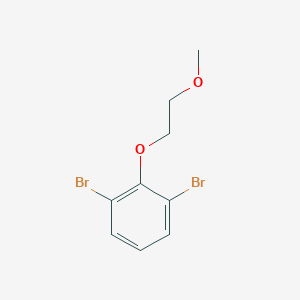 molecular formula C9H10Br2O2 B2586197 1,3-Dibromo-2-(2-methoxyethoxy)benzene CAS No. 1390327-96-4