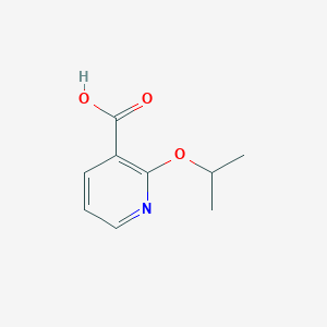 molecular formula C9H11NO3 B2586229 2-(Propan-2-yloxy)pyridine-3-carboxylic acid CAS No. 1016690-39-3