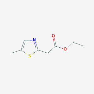 molecular formula C8H11NO2S B2586238 Ethyl 2-(5-methyl-1,3-thiazol-2-yl)acetate CAS No. 1250181-61-3; 51221-43-3