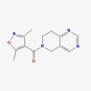 (7,8-dihydropyrido[4,3-d]pyrimidin-6(5H)-yl)(3,5-dimethylisoxazol-4-yl)methanone